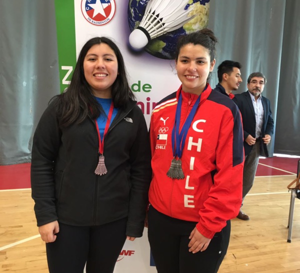 NACIONALES DE BADMINTON 2017 - ALUMNAS PREMIADAS