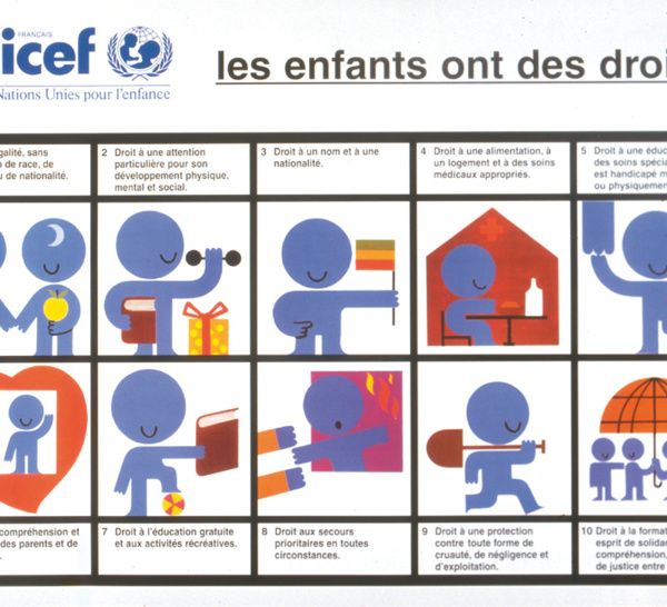Les enfants ont des droits par les élèves de sixièmes.