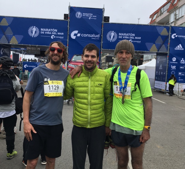 Bravo à nos professeurs runners du marathon de Viña !