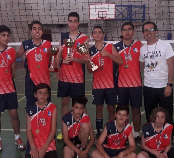 SELECCIÓN DE VOLEIBOL SUB 15 MASCULINO ES CAMPEÓN INVICTO - TORNEO AMASVOLLEY
