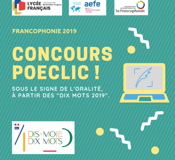 Concours POECLIC 2019  autour de "Dis-moi dix mots" - SFLJDA2019