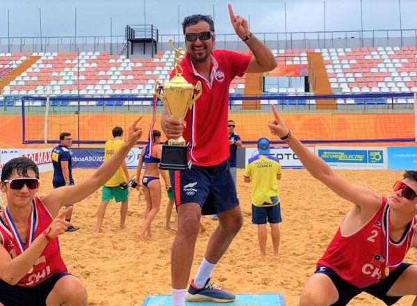 Participation exceptionnelle de Maximiliano Córdova de Halleux au championnat sud-américain de volley-ball U19
