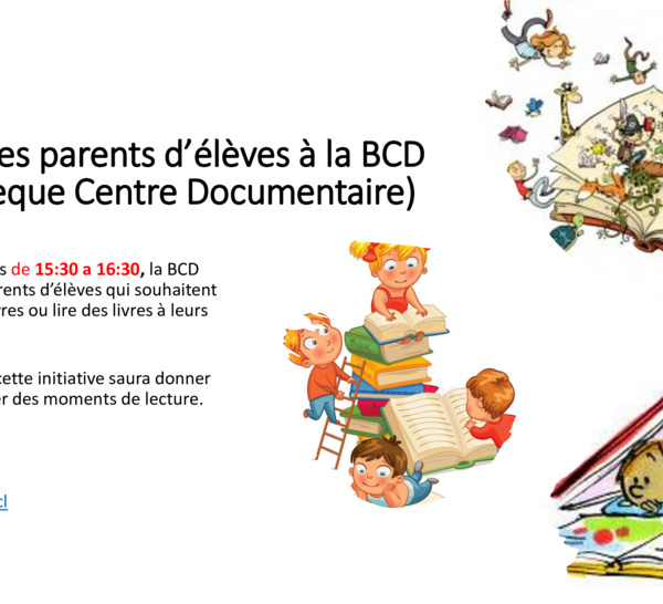 Accueil des parents au BCD
