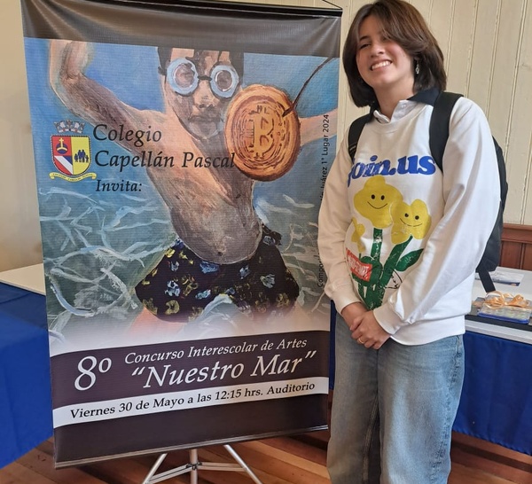 Claire Liabeuf, 5ème C, a participé au concours « Nuestro Mar » organisé par lycée Capellán Pascal