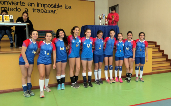 CAMPEONAS VOLEIBOL DAMAS SUB 14 - COPA SEK