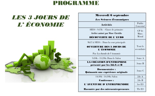 LES TROIS JOURS DE L'ÉCONOMIE 2017 - LOS TRES DÍAS DE LA ECONOMíA 2017