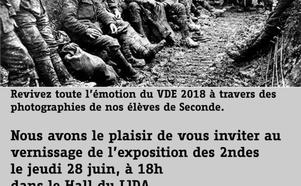 Invitación a la Exposición de nuestros 2ºM tras su VDE - 28 de junio 