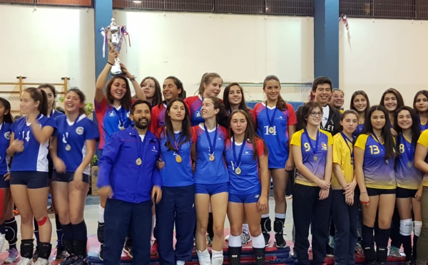 Campeonas de la copa 70 años del colegio St Dominic - Voleibol 