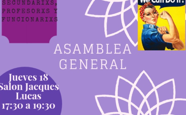 Asamblea de Mujeres #3 - jueves 18 de octubre