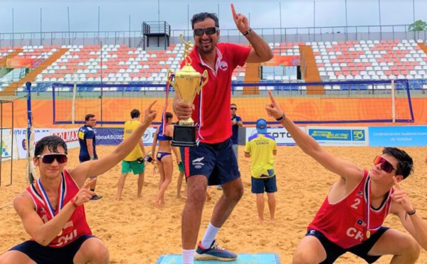 Participation exceptionnelle de Maximiliano Córdova de Halleux au championnat sud-américain de volley-ball U19