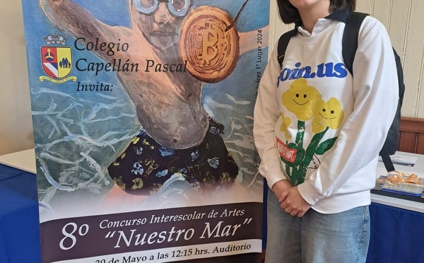 Claire Liabeuf, 5ème C, a participé au concours « Nuestro Mar » organisé par lycée Capellán Pascal
