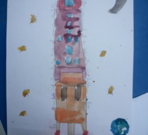 Troisième étape du projet Art du CE2 en cours...