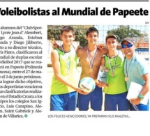 INVITACIÓN CEREMONIA: FELICITACIONES Y APOYO A NUESTROS SELECCIONADOS AL MUNDIAL DE BEACH VOLEYBALL