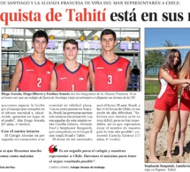 DIEGO ARANDA, DIEGO JILIBERTO Y ESTEBAN ARANDA A LA CONQUISTA DE TAHITÍ - Mundial  escolar de Voleibol playa