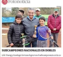 VICE-CAMPEONES DEL TORNEO NACIONAL DE TENIS DE MENORES
