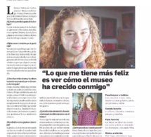 INFLUENCIA DEL ARTE - ENTREVISTA DE NUESTRA ALUMNA POR EL MERCURIO DE VALPARAÍSO