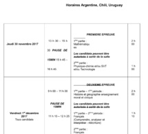 DNB 2017 - CALENDRIER DES ÉPREUVES