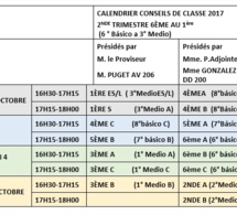 Consejos de clases - 2nd trimestre