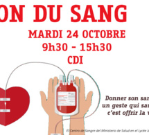 DON DU SANG 2017 - DONACIÓN DE SANGRE 2017