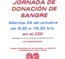 JORNADA DONACION DE SANGRE EN EL LICEO