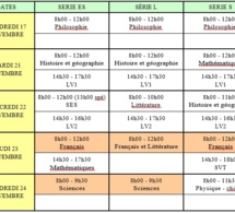 BACCALAURÉAT 2017