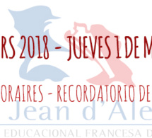 RECORDATORIOS DE 'RENTRÉE' 2018: 