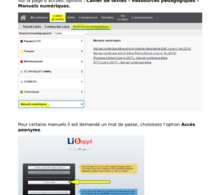 ACCÉDER AUX MANUELS NUMÉRIQUES VIA PRONOTE.
