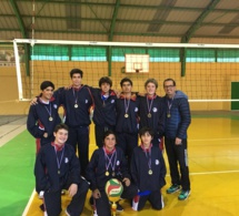 Alumnos campeones en la liga Amasvoley 