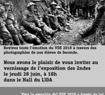 Invitación a la Exposición de nuestros 2ºM tras su VDE - 28 de junio 