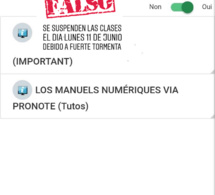 PRECAUCIÓN CON LAS FALSAS INFORMACIONES