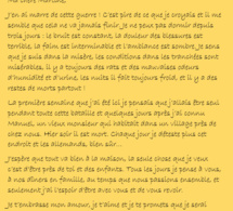 Lettres des Poilus