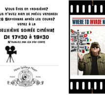 VIENS À LA SOIRÉE CINÉMA DU VENDREDI 28 SEPTEMBRE !