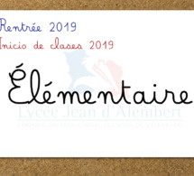 Rentrée Élémentaire (CP-CM2): Informaciones, lista de útiles, reuniones de inicio de año 2019