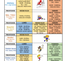 SE INICIAN LOS DEPORTES 2019