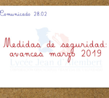 Medidas de seguridad - Informe Marzo 2019