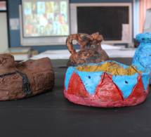 Modeler la matière: créations en terre par nos élèves de 6ème / Modelar la materia: creación en greda por nuestros alumnos de 6to básico