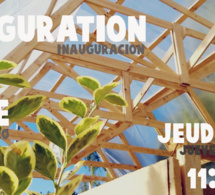 AUJOURD'HUI, JEUDI 11, INAUGURATION SERRE // HOY, JUEVES 11, INAUGURACIÓN INVERNADERO