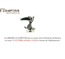 La librairie Le Comptoir au Lycée le 14 de octobre