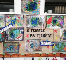 Protegiendo el planeta con los alumnos de Moyenne section