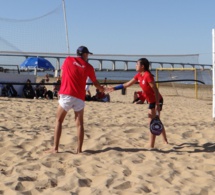 Julieta Ríos y Pascal Ríos en los PANAMERICANOS DE BEACH TENNIS ROSARIO 2022