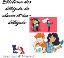 Elections des délégués de classe et des éco-délégués du 3 au 6 avril 2023