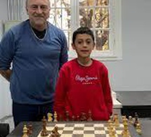 Bruno Puebla CM1 LJDA, champion régional d'échecs