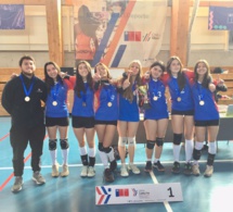 Équipe féminine de volley-ball, championne de la catégorie U-14