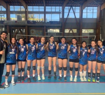 Volley U14 : l'équipe du LJDA remporte la deuxième place en compétition régionale