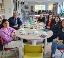 Visite de Patrick Flot, conseiller de coopération et d'action culturelle de l'ambassade de France