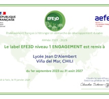 LJDA obtient la labellisation EFE3D