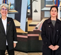 Pascale Carrillo, Proviseure, et Sonia Esteves, Directrice de l'enseignement primaire, rejoignent l'équipe du LJDA.