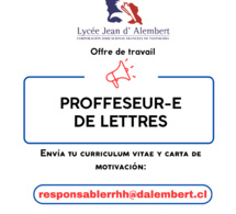 LJDA recrute Professeur(e) de lettres