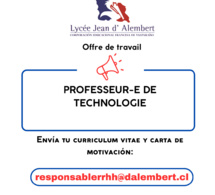 LJDA recrute Professeur(e) de Technologie