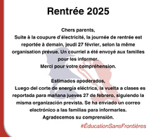 Vuelta a Clases - Rentrée 2025